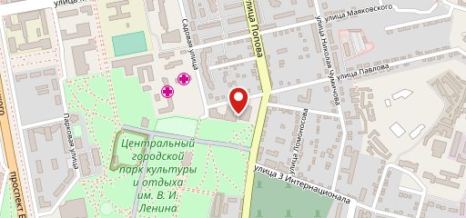 хостел на Садовой на карте