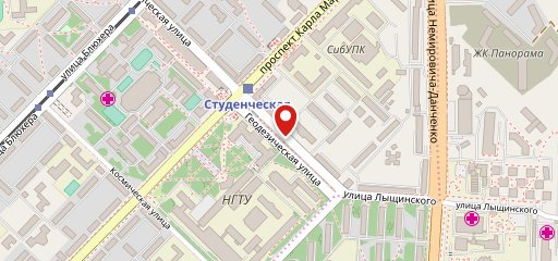 Хот-доги возле НГТУ (НЭТИ) на карте