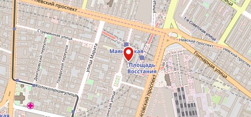 Хромой Синий Кот на карте