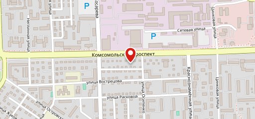 ХЦ на Комсомольском на карте