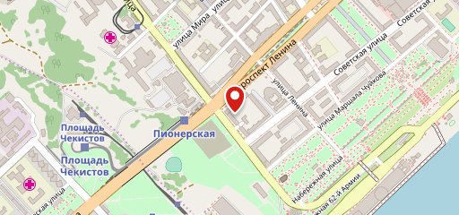 Художник на карте
