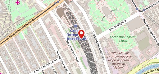 Хычины на Витебском Вокзале на карте
