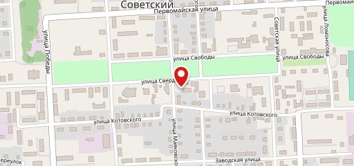 Кинде на карте