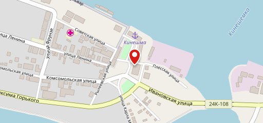 Кинешма на карте