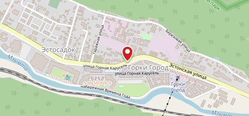 Кинза на карте
