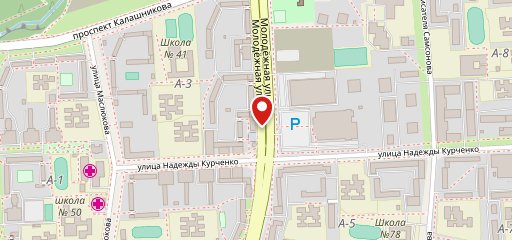 Кинза на карте