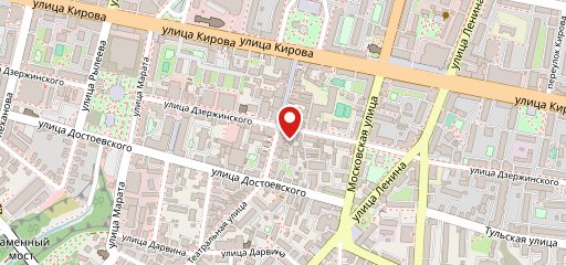 Кинза на карте