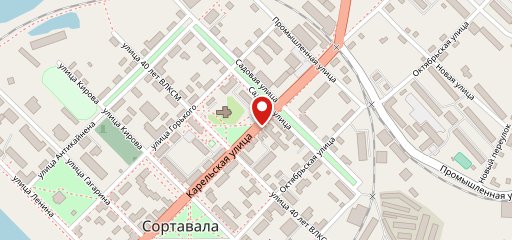 Ладожский Дворик на карте