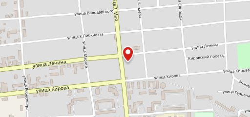 Кинза на карте
