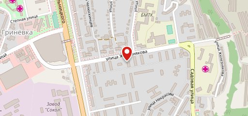 Киоск быстрого питания на карте