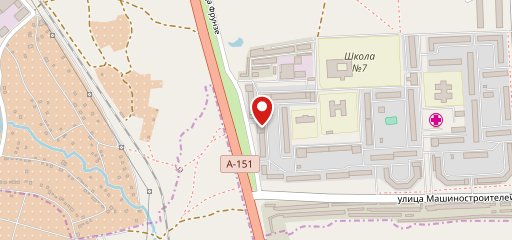 Киоск быстрого питания на карте