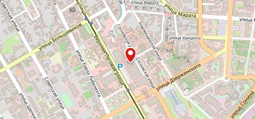 Киоск быстрого питания на карте