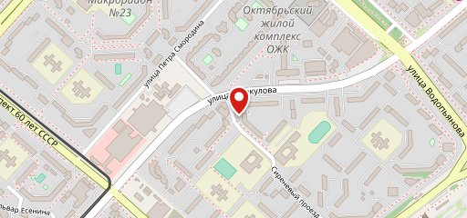 Киоск быстрого питания на карте