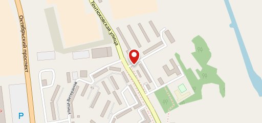 Киоск быстрого питания на карте