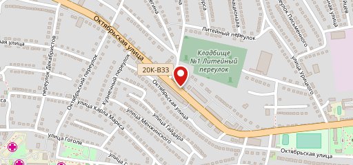 Киоск фастфуда на карте