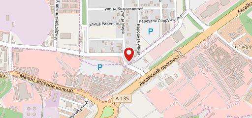 Киоск фастфуда на карте
