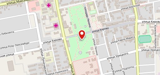 Киоск фастфудной продукции на карте