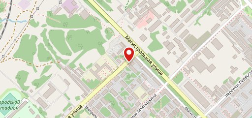 Киоск фастфудной продукции на карте