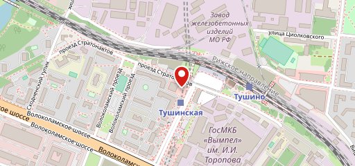 Киоск фастфудной продукции на карте