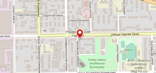 Киоск фастфудной продукции на карте