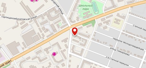 Киоск фастфудной продукции на карте