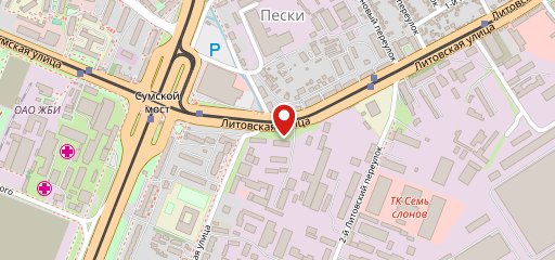Киоск фастфудной продукции в Сеймском округе на карте
