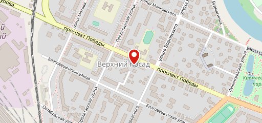 Киоск фастфудной продукции на карте