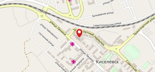 Киоск фастфудной продукции на карте