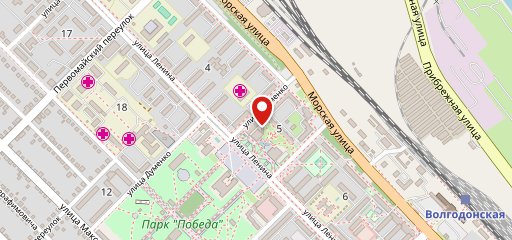 Киоск по продаже фастфудной продукции на карте