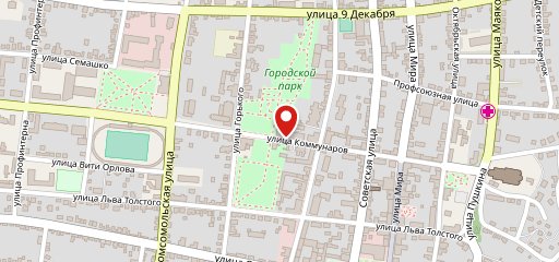 Киоск по продаже горячих напитков и безалкогольных коктейлей на карте