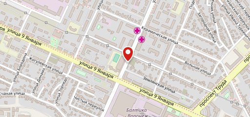 Пекарня на карте