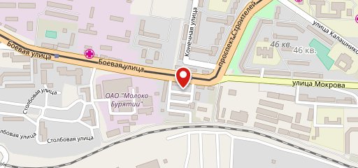 Киоск По Продаже Хлебобулочных Изделий, ОАО "бурятхлебпром" на карте