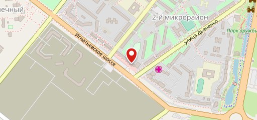 Киоск по продаже мороженого и молочных коктейлей на карте