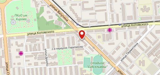 Киоск продовольственных товаров на карте