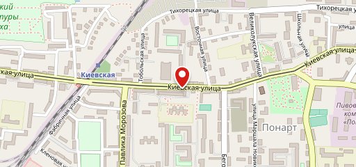 Киевское на карте
