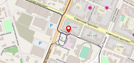 Клён на карте