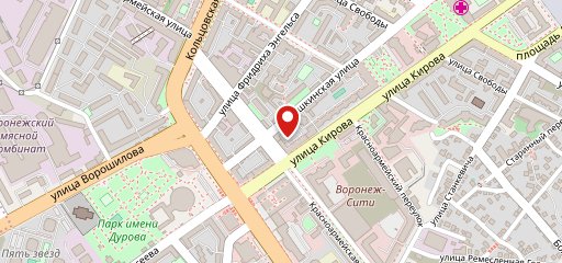 Клевер на карте