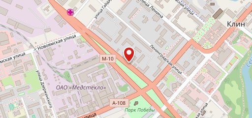Клинский дворик на карте