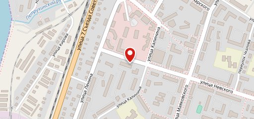 Клуб Невский на карте