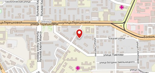 Клюква на карте