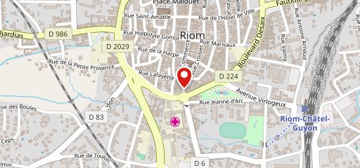 KM Burger Riom на карте