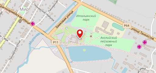 Княжеский двор на карте