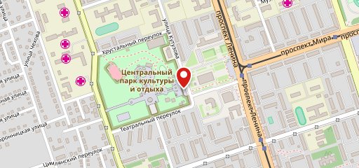 Площадь Комсомольская на карте