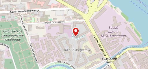 Молния на карте