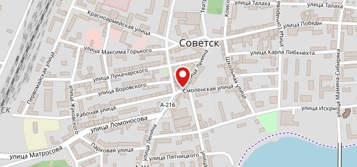 Кофемолка на карте