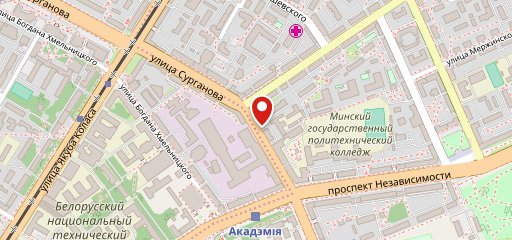 кофетерий на сурганова на карте