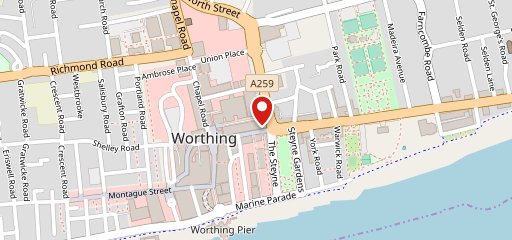 Kolbeh Worthing на карте