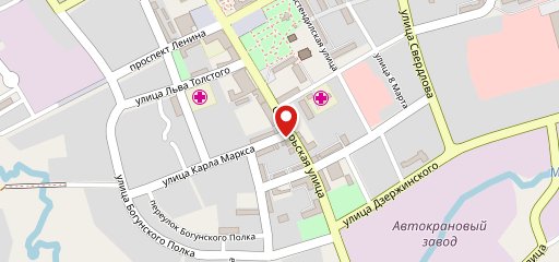 Народная столовая на карте
