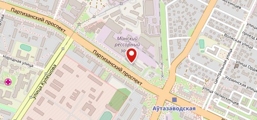Комбинат общественного питания ОАО МАЗ на карте