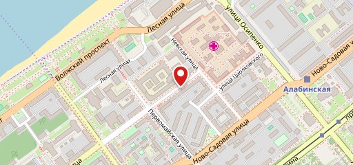 Комбинат питания СамГТУ на карте
